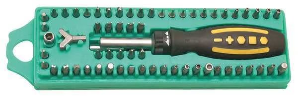 62 Piece Screwdriver Bit Set, 1/4", Eclipse, Mfr#: 800-081
