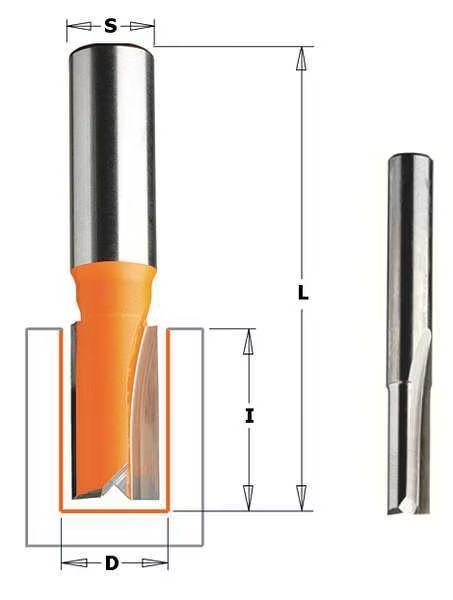 Straight Router Bit, HW, 1/2 in, Cmt, Mfr#: 811.628.11