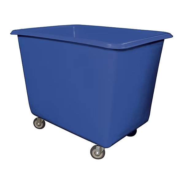 Cube Truck, 1/4 cu. yd., 600 lb. Cap, Blue, Royal Basket Trucks, Mfr#: G06-BLX-PGA-4UNN