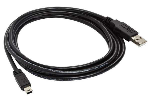 USB-A to Mini-B, 6 Ft., Polyscience, Mfr#: 225-669-KIT-GRAINGER