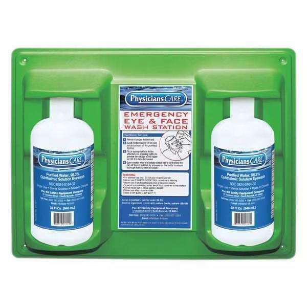 PhysiciansCare Eyewash Station in Green, Physicianscare, Mfr#: 54613