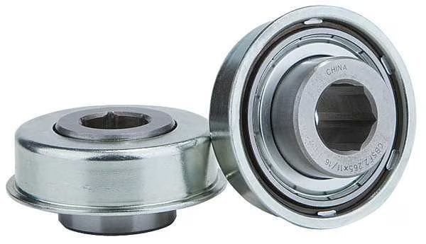 Hex Conveyor Bearing, 11/16 In., 2.266 In., United Sales, Mfr#: CBSF2.265X11/16