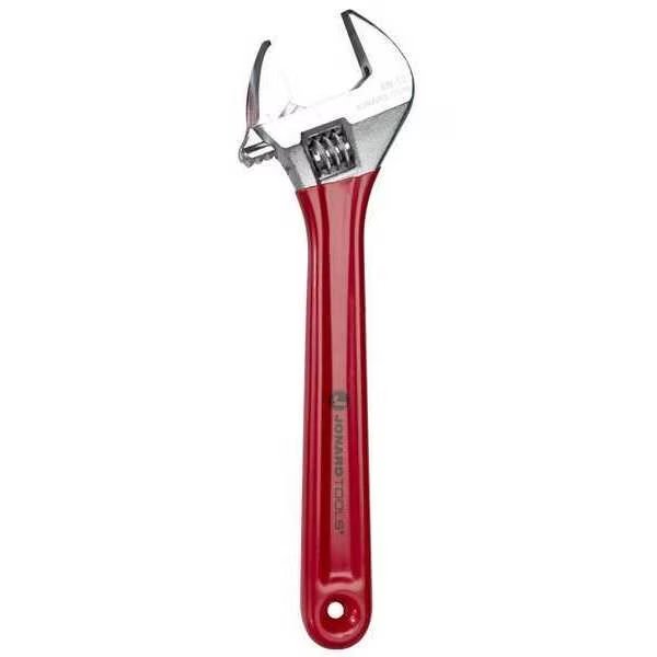 Adj. Wrench, 12", 1-1/2" Cap., Chrome, Jonard Tools, Mfr#: AW-12