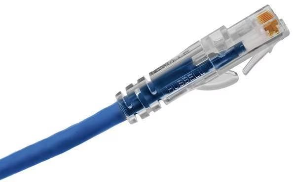 Ethernet Cable, Cat 6A, Blue, 5 ft., Hubbell Premise Wiring, Mfr#: HC6AB05