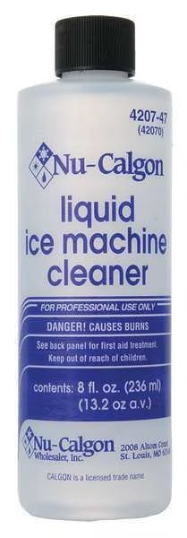 Ice Machine Cleaner, 8 oz., Clear, Nu-Calgon, Mfr#: 4207-47