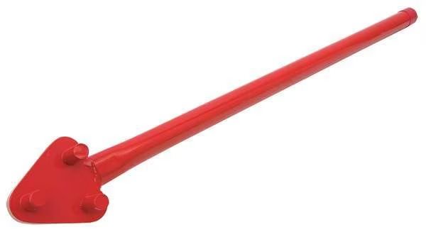 Rebar Bender, 5/8 Cap, 34 In L, Steel, Red, Qlt By Marshalltown, Mfr#: 14739
