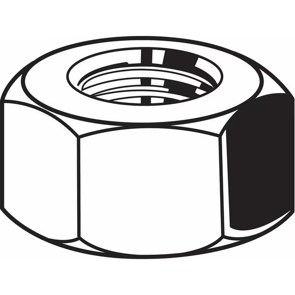 Hex Nut, M30-3.50, Steel, Class 8, Zinc Plated, 24 mm Ht, 5 PK, EnjoyTool Select, Mfr#: M01300.300.0001
