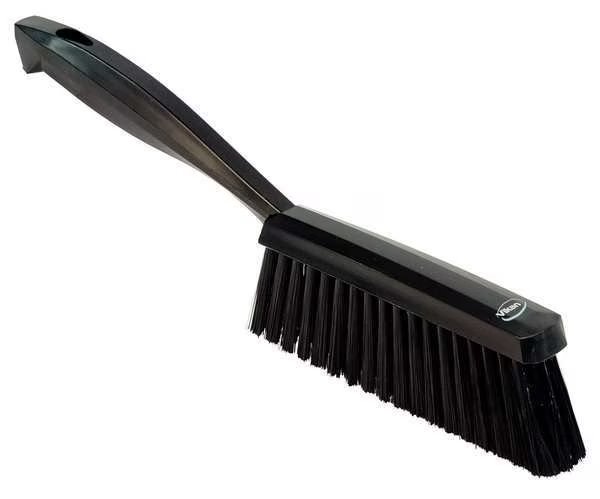 1 19/32 in W Bench Brush, Soft, 6 3/4 in L Handle, 7 in L Brush, Black, Plastic, 13 in L Overall, Remco, Mfr#: 45879