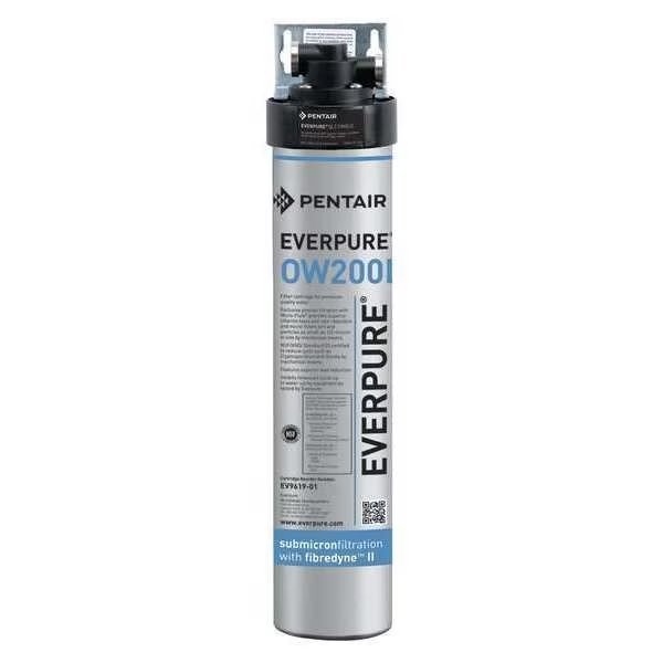 Water Filter System, 0.5 gpm, 0.5 Micron, 19 in H, Everpure, Mfr#: EV927570-75