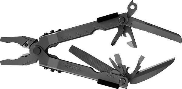 Multi-Tool, 6-5/16 in, Blunt, Black, 14 Tool, Gerber, Mfr#: 07520G1