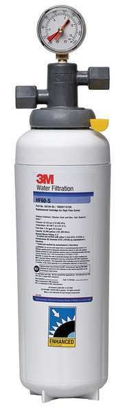 Water Filter System, 1/2 In, 3.34 gpm, 3M Filtration, Mfr#: 5616303