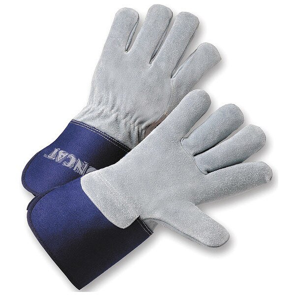 Leather Gloves, Gunn - Full Back, PR, PK12, Ironcat, Mfr#: IC9