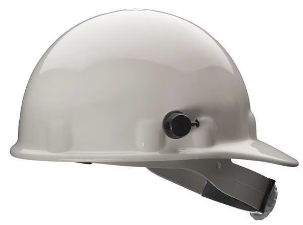 Front Brim Hard Hat, Type 1, Class G, Ratchet (8-Point), White, Fibre-Metal By Honeywell, Mfr#: E2QSW01A000