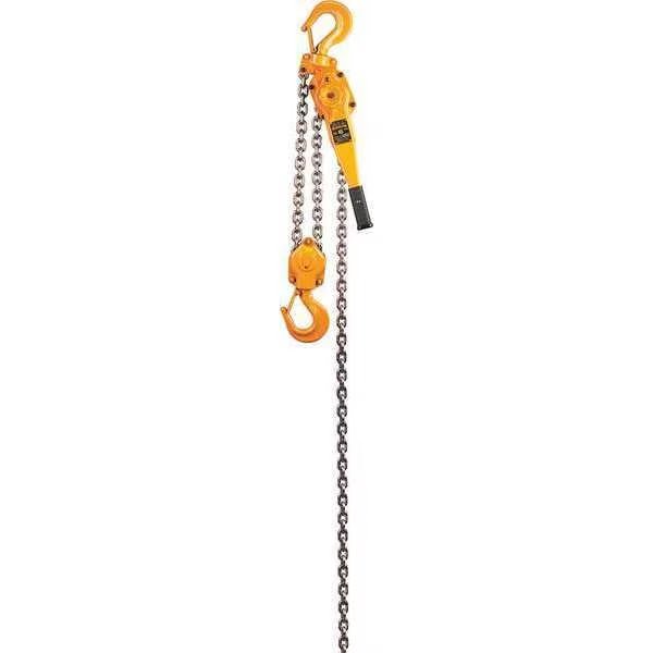 Lever Chain Hoist, 12,000 lb Load Capacity, 10 ft Hoist Lift, 1 31/32 in Hook Opening, Harrington, Mfr#: LB060-10