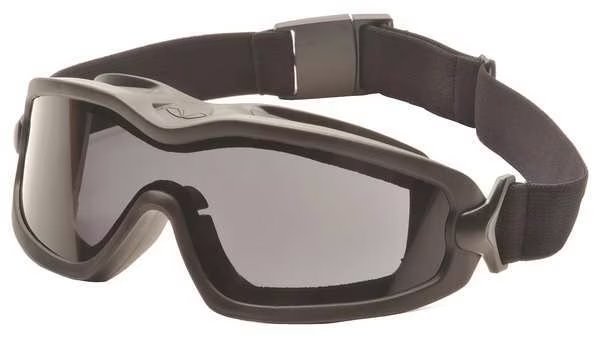 Safety Goggles, Gray Anti-Fog, Anti-Static, Scratch-Resistant Lens, V2G Plus Series, Pyramex, Mfr#: GB6420SDT