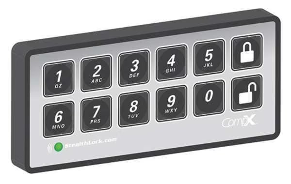 Access Control Keypad, Plastic, Compx Timberline, Mfr#: TP-100-G