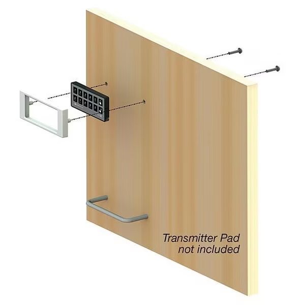 Transmitter pad mounting plate, Compx Timberline, Mfr#: MP-700-G