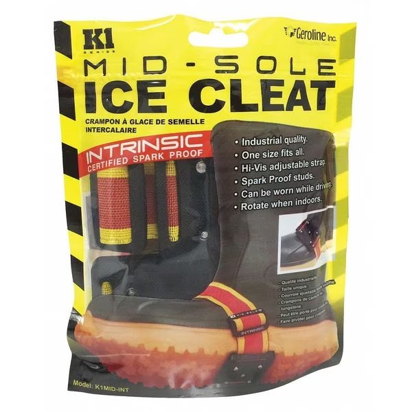 Mid-Sole Ice Cleat, Intrinsic, PR, K1 Series, Mfr#: V8770160-O/S