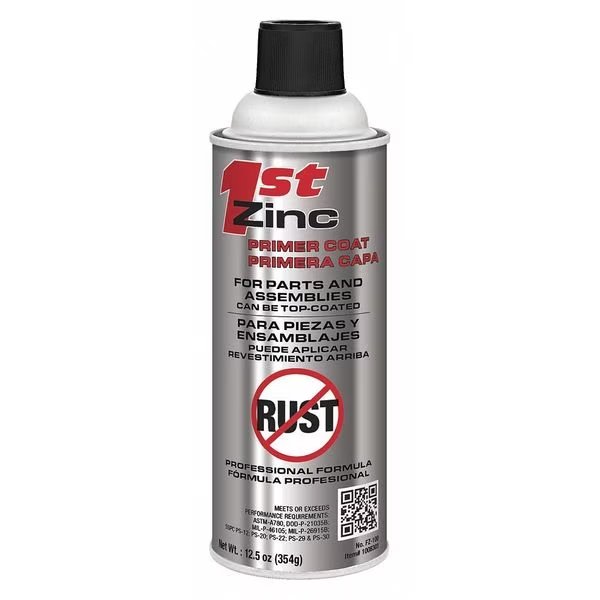 1 gal. Matte Gray Zinc Rich Galvanizing Compound, Weld-Aid, Mfr#: FZ-100