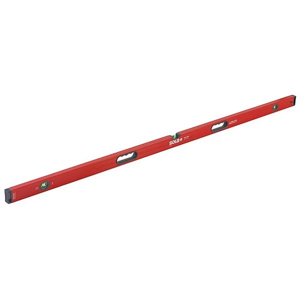 Box Level, Aluminum, 72 In, Red, Sola, Mfr#: LSB72