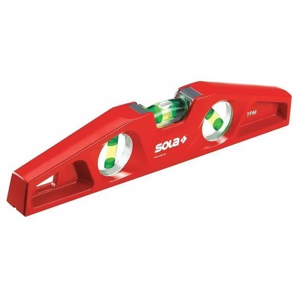 Torpedo Level, Alum, 10 In, Magnetic, Red, Sola, Mfr#: LSTFM