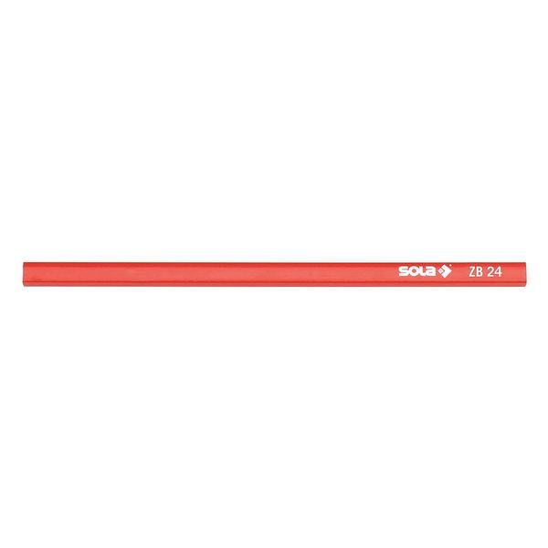 Carpenters Pencil, 9-7/16 x 1/2 In, PK6, Sola, Mfr#: ZB 24