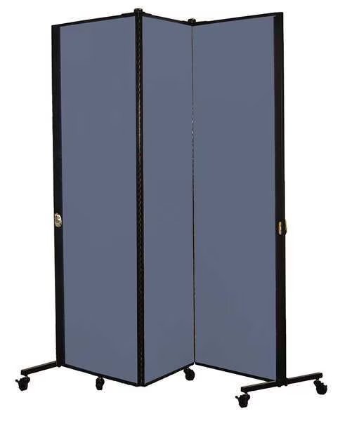 Portable Room Divider, 5Ft 9In W, Lake, Screenflex, Mfr#: HKDL603-DB