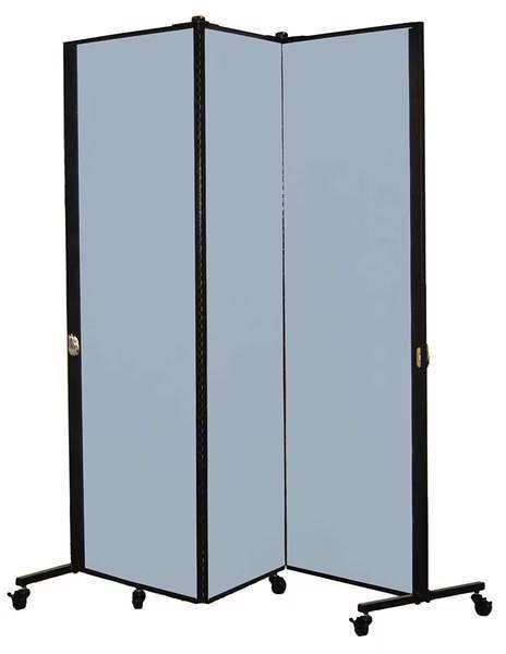 Portable Room Divider, 5Ft 9In W, Blue, Screenflex, Mfr#: HKDL603-VB
