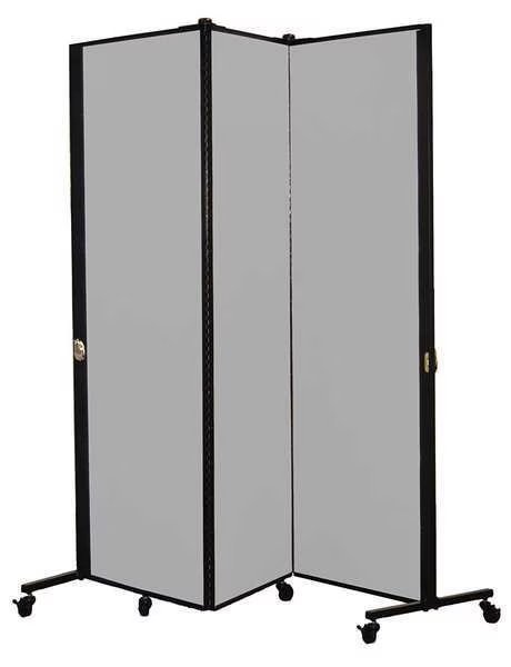 Portable Room Divider, 5Ft 9In W, Granite, Screenflex, Mfr#: HKDL603-VG