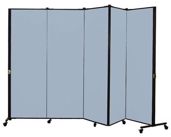 Portable Room Divider, 9Ft 5In W, Blue, Screenflex, Mfr#: HKDL605-VB