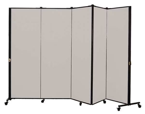Portable Room Divider, 9Ft 5In W, Granite, Screenflex, Mfr#: HKDL605-VG