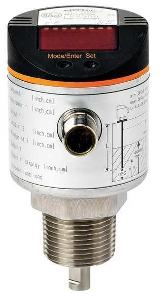Level Sensor, G3/4 NPT, 2x NO/NC, Ifm, Mfr#: LR7000