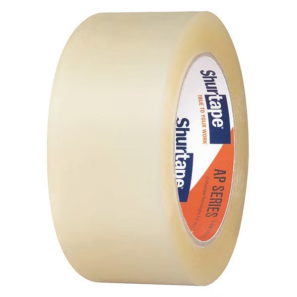 Packaging Tape, 100m Lx 48mm W, Clear, PK36, Shurtape, Mfr#: AP 101