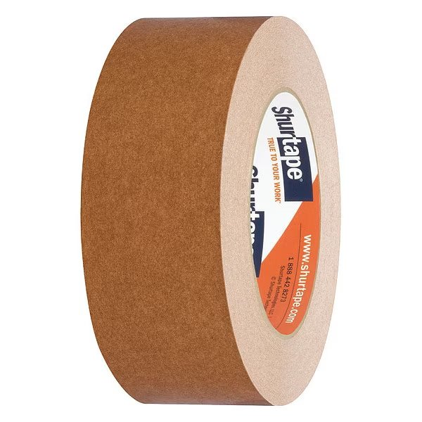 Flatback Masking Tape, Kraft, Dia., PK24, Shurtape, Mfr#: FP 097