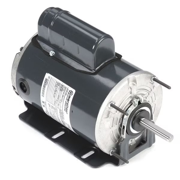Permanent Split Capacitor General Purpose Farm Duty Motor, 1/3 HP, 48Y Frame, 115/230V AC Voltage, Marathon Motors, Mfr#: 048A17T237