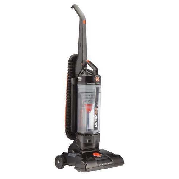 HOOVER Bagless, HEPA Upright Vacuum, 13 in Cleaning Path, 59 cfm, 15.7 lb Wt, Hoover, Mfr#: CH53010