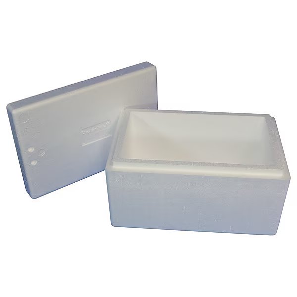 Insulated Shipping Bio Foam & Carton, 1-5 Day, Inside Depth: 8-1/4", Polar-Tech, Mfr#: 245C