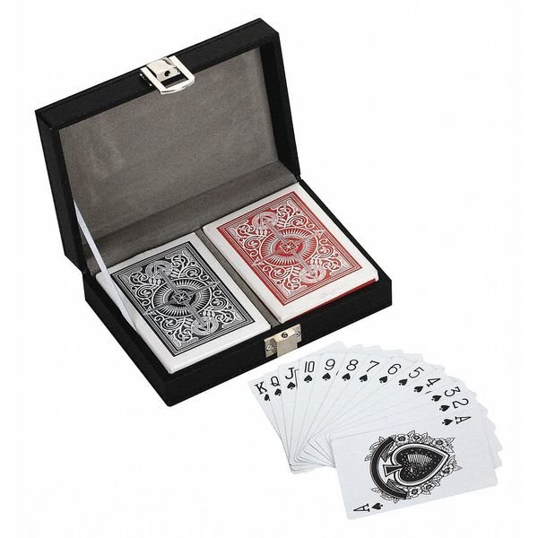 Dual Deck Standard Play Cards w/Case, Hathaway, Mfr#: BG2368