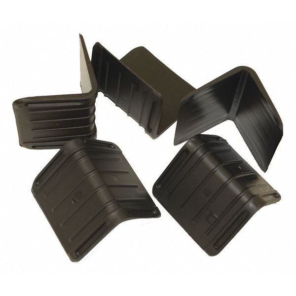 Edge Protectors - 1 3/4" x 1" Black Poly for 3/4" Strap, 1000PK, Encore Packaging, Mfr#: EP-5620
