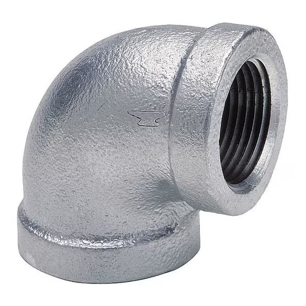 3-1/2" FNPT Galvanized 90 Degree Elbow, Anvil, Mfr#: 0311002406