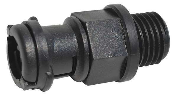Connector, 0.276 in., Black, Nylon, Reiku, Mfr#: PAGOB-07G00