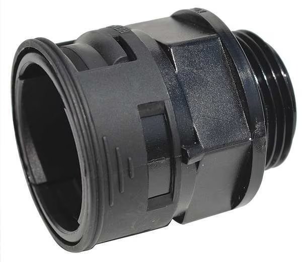 Connector, 0.906 in., Black, Nylon, Reiku, Mfr#: VPGRB-23N04