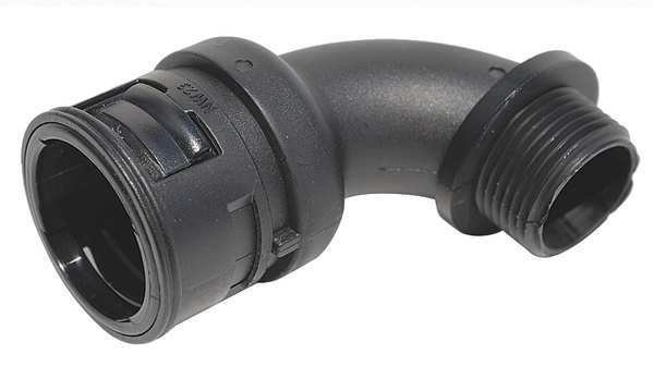 Elbow 90 deg., 1.420 in., Black, Nylon, Reiku, Mfr#: VPBRB-36N07