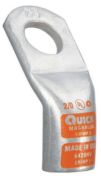 Lug Starter/Ground, 2/0 Crimp, Copper, Fusion, Mfr#: 6420HV