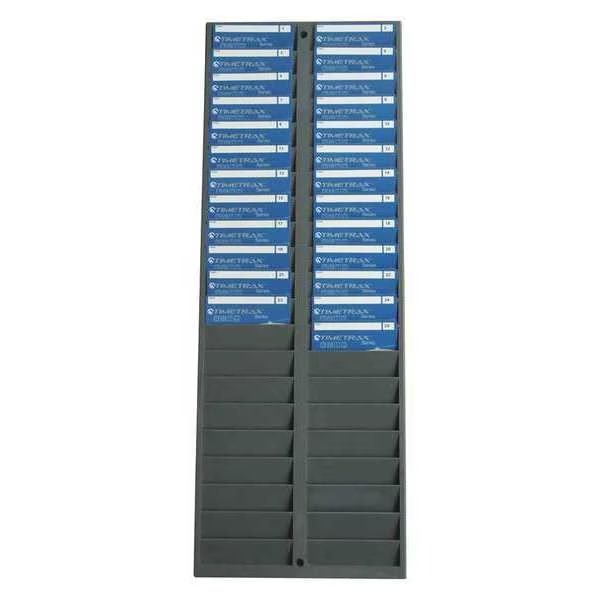 Employee ID and Badge Rack, Gray, Pyramid, Mfr#: 500-4