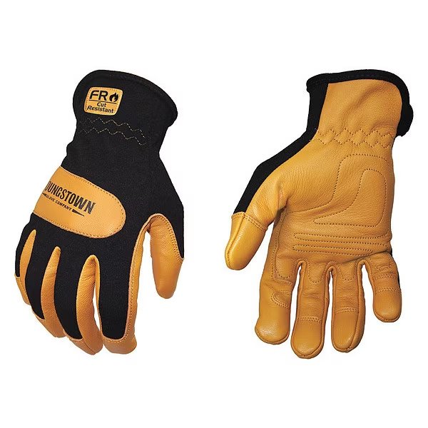Mechanics Gloves, L, Black/Tan, Nomex(R), Youngstown Glove Co, Mfr#: 12-3270-80-L