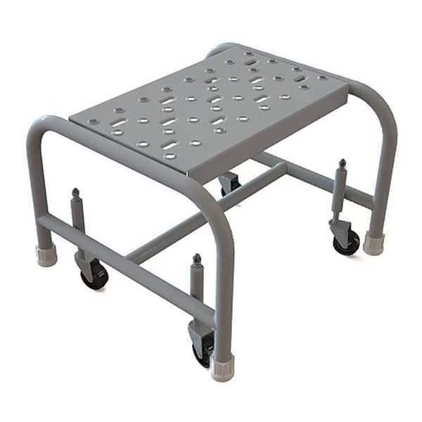 Mobile Step Stand, Steel, Perforated, 16inW, Tri-Arc, Mfr#: WLSR001166