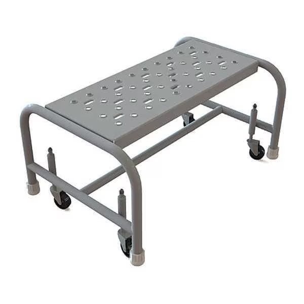 Mobile Step Stand, Steel, Perforated, 24inW, Tri-Arc, Mfr#: WLSR001246
