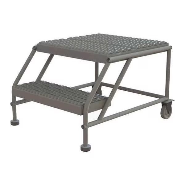 Mobile Work Platform, 2 Step, Steel, 20", Tri-Arc, Mfr#: WLWP022424