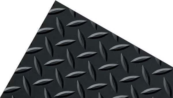 Black Switchboard Runner 1/4 in Thick, Vinyl, Notrax, Mfr#: 831C0048BL